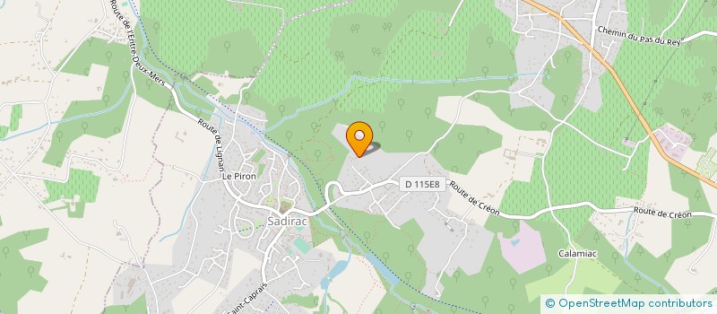 localisation de l'entreprise MONSIEUR LAURENT LUCIEN  SADIRAC