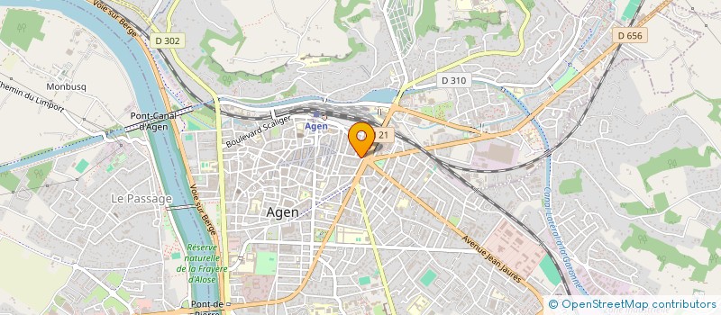 localisation de l'entreprise MONSIEUR LAURENT LUNATI  AGEN