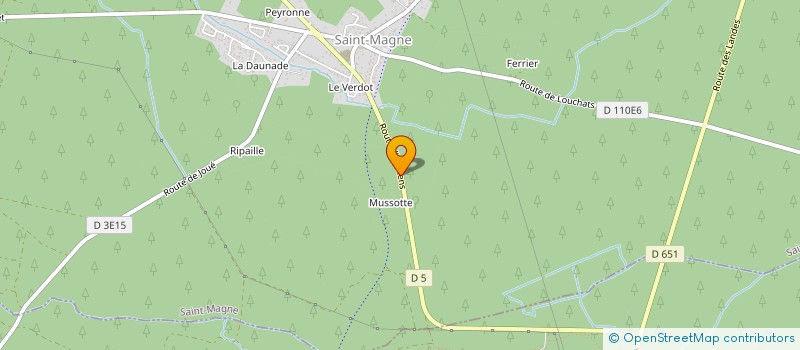 localisation de l'entreprise MONSIEUR LAURENT LUXEY-DUPUY à SAINT-MAGNE