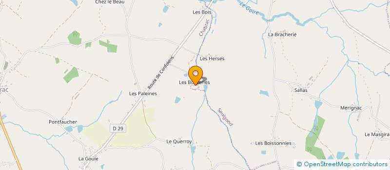 localisation de l'entreprise MONSIEUR LAURENT MACE à SAULGOND