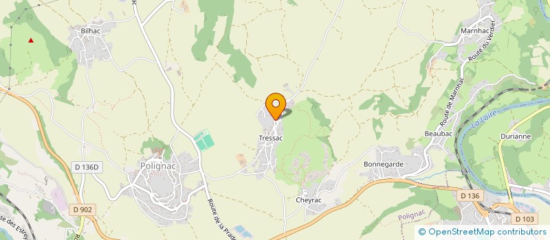 localisation de l'entreprise MONSIEUR LAURENT MACHABERT  POLIGNAC