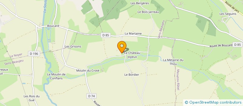 localisation de l'entreprise MONSIEUR LAURENT MACHECOURT  SENS-BEAUJEU