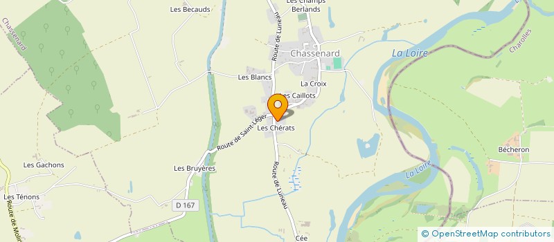 localisation de l'entreprise MONSIEUR LAURENT MACHINSKI  CHASSENARD