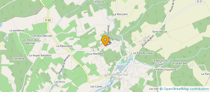 localisation de l'entreprise MONSIEUR LAURENT MACQUET à MONTHOU-SUR-CHER