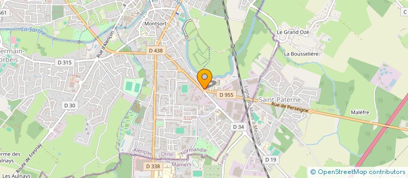 localisation de l'entreprise MONSIEUR LAURENT MADANY à CONDE-SUR-SARTHE