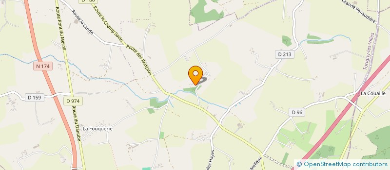 localisation de l'entreprise MONSIEUR LAURENT MADELAINE  TORIGNY-LES-VILLES