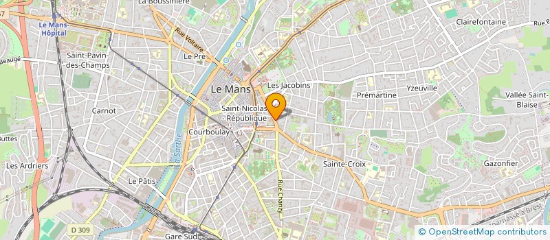 localisation de l'entreprise MONSIEUR LAURENT MADELON  LE MANS