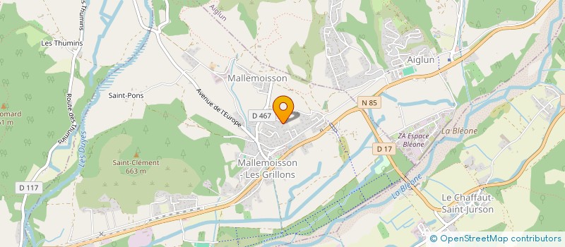 localisation de l'entreprise MONSIEUR LAURENT MAERO  MALLEMOISSON