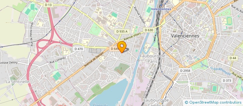 localisation de l'entreprise MONSIEUR LAURENT MAERTEN à VALENCIENNES