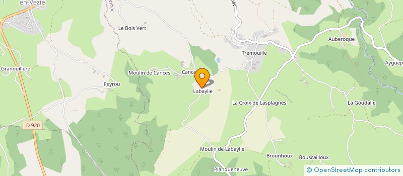 localisation de l'entreprise MONSIEUR LAURENT MAFFRE à LADINHAC