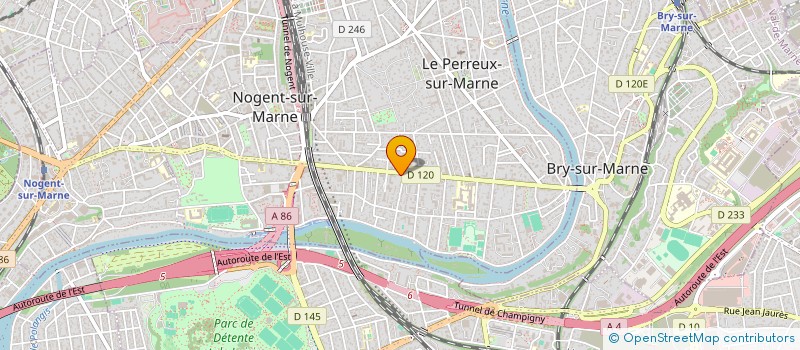 localisation de l'entreprise MONSIEUR LAURENT MAGGIO à LE PERREUX-SUR-MARNE