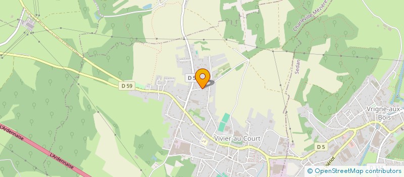 localisation de l'entreprise MONSIEUR LAURENT MAGNIER  VIVIER-AU-COURT
