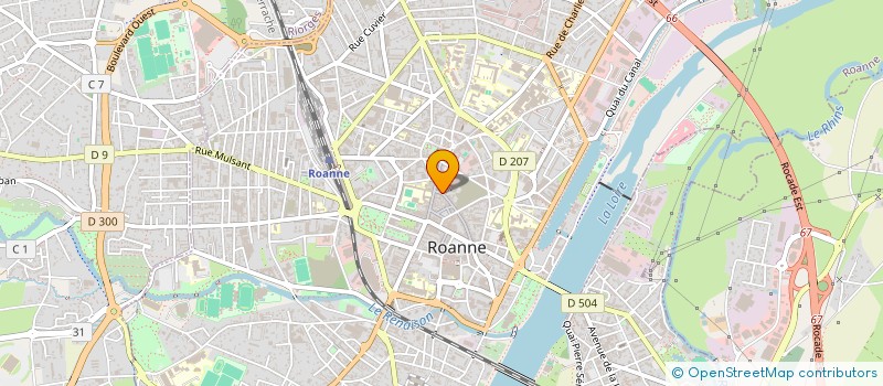 localisation de l'entreprise MONSIEUR LAURENT MAGNIN  ROANNE