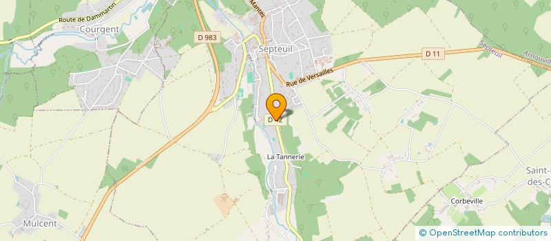 localisation de l'entreprise MONSIEUR LAURENT MAHE  SEPTEUIL