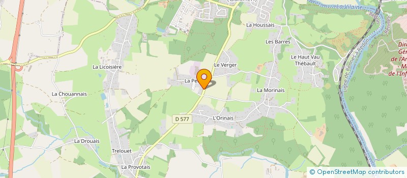 localisation de l'entreprise MONSIEUR LAURENT MAHY  GUICHEN