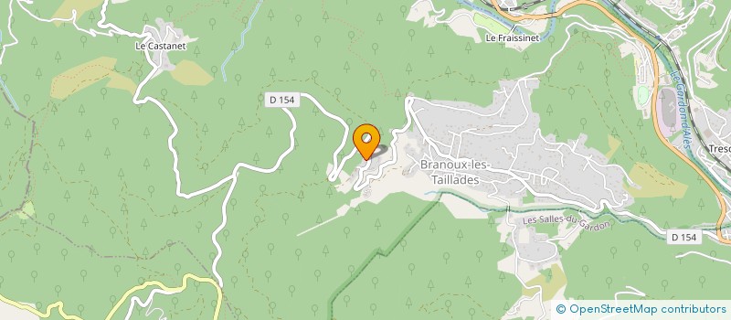 localisation de l'entreprise MONSIEUR LAURENT MAICLES  BRANOUX-LES-TAILLADES