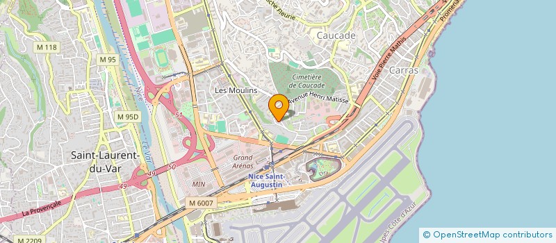 localisation de l'entreprise MONSIEUR LAURENT MAILION  NICE