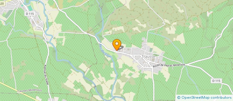 localisation de l'entreprise MONSIEUR LAURENT MAILLET  TRAUSSE