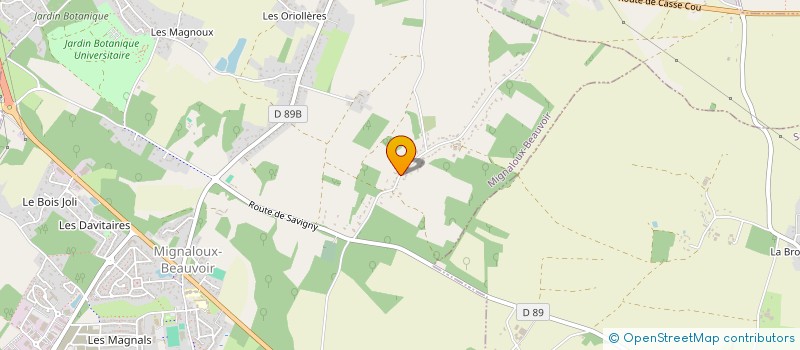 localisation de l'entreprise MONSIEUR LAURENT MAILLOCHAUD à MIGNALOUX-BEAUVOIR