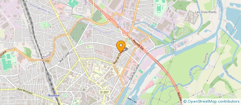 localisation de l'entreprise MONSIEUR LAURENT MAINARD  ROANNE