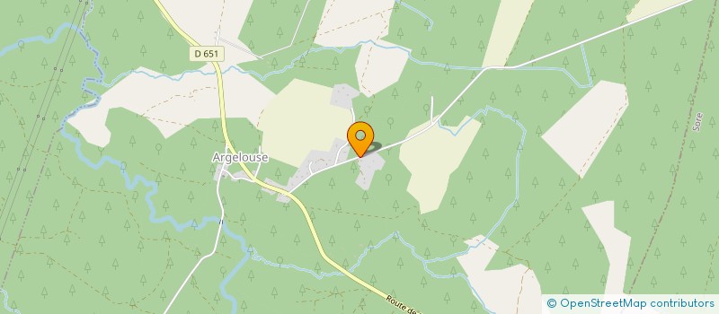 localisation de l'entreprise MONSIEUR LAURENT MAITRE  ARGELOUSE