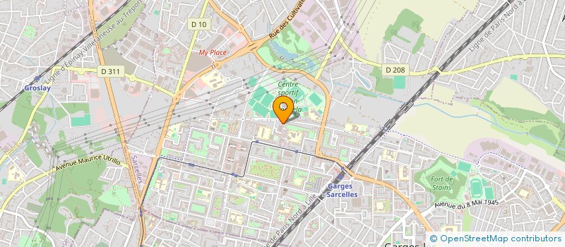 localisation de l'entreprise MONSIEUR LAURENT MAJCZ à SARCELLES