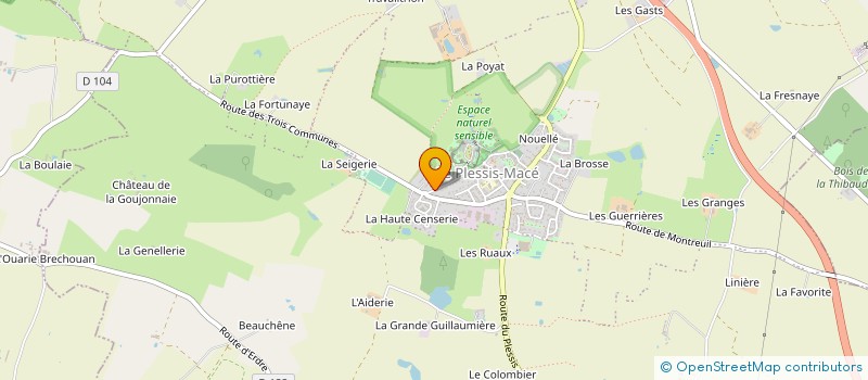 localisation de l'entreprise MONSIEUR LAURENT MALARY à LONGUENEE-EN-ANJOU