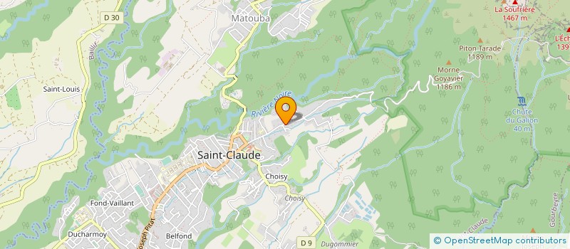 localisation de l'entreprise MONSIEUR LAURENT MALEGUE à SAINT-CLAUDE