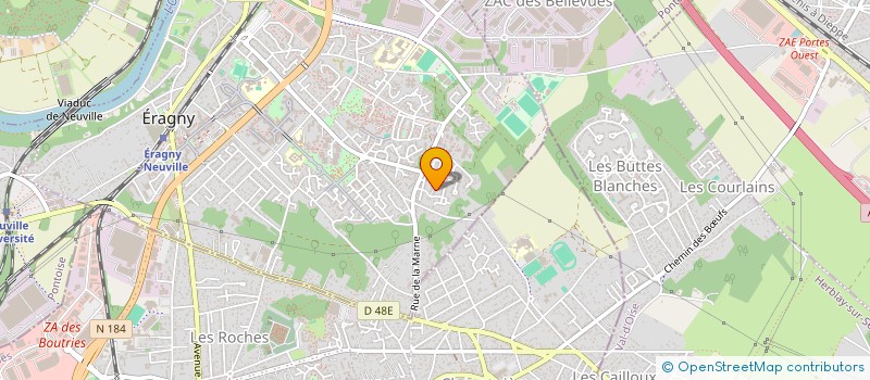 localisation de l'entreprise MONSIEUR LAURENT MALHERBE  ERAGNY