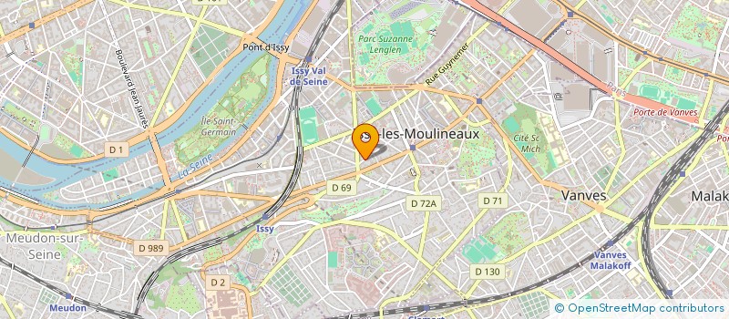 localisation de l'entreprise MONSIEUR LAURENT MALLET à ISSY LES MOULINEAUX