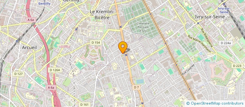 localisation de l'entreprise MONSIEUR LAURENT MALLET  VILLEJUIF