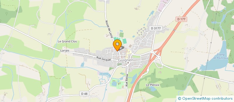 localisation de l'entreprise MONSIEUR LAURENT MALOUIN  BAULON