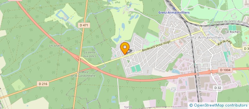 localisation de l'entreprise MONSIEUR LAURENT MAMILO  GRETZ ARMAINVILLIERS
