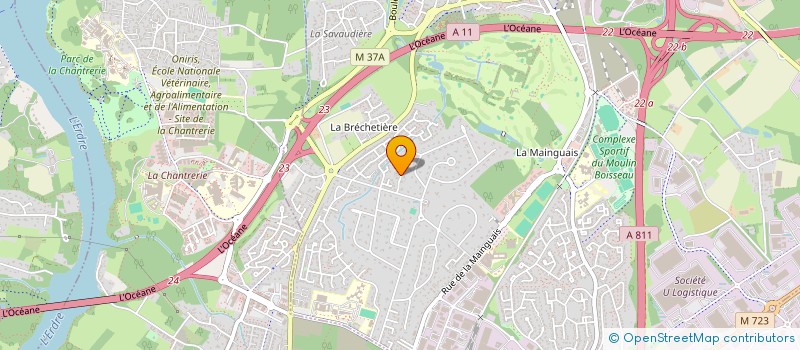 localisation de l'entreprise MONSIEUR LAURENT MANACH à CARQUEFOU