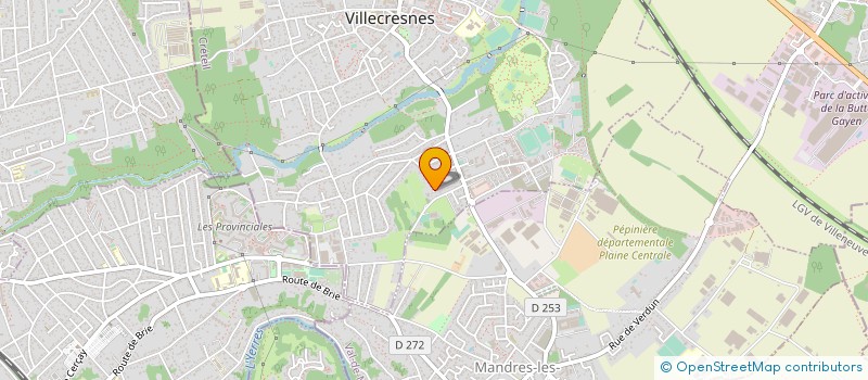localisation de l'entreprise MONSIEUR LAURENT MANET  VILLECRESNES