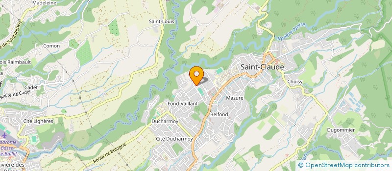localisation de l'entreprise MONSIEUR LAURENT MANGEANT à SAINT-CLAUDE