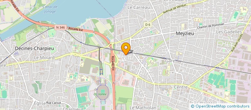 localisation de l'entreprise MONSIEUR LAURENT MANGER  MEYZIEU