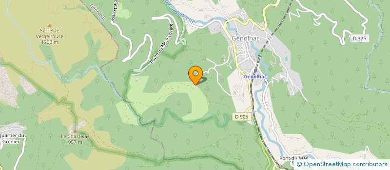 localisation de l'entreprise MONSIEUR LAURENT MANGINI  GENOLHAC