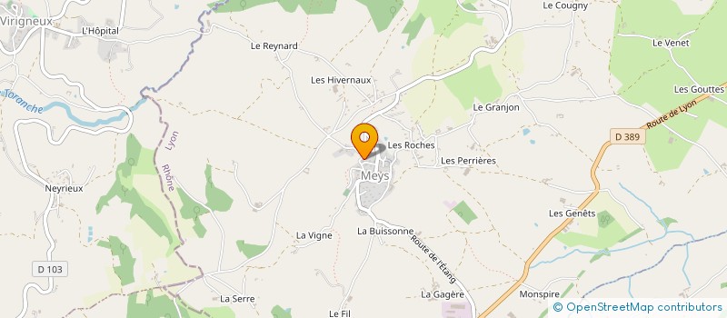 localisation de l'entreprise MONSIEUR LAURENT MANIGLIER  MEYS