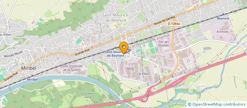 localisation de l'entreprise MONSIEUR LAURENT MANSILHA à SAINT-MAURICE-DE-BEYNOST