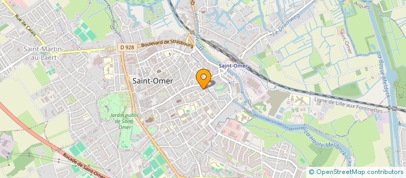 localisation de l'entreprise MONSIEUR LAURENT MANTEL  SAINT-OMER