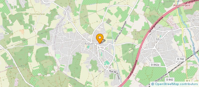 localisation de l'entreprise MONSIEUR LAURENT MANTIERS  AIGUES-VIVES