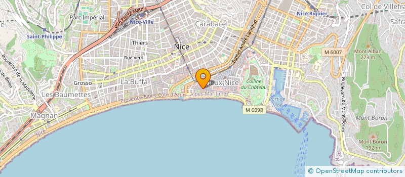 localisation de l'entreprise MONSIEUR LAURENT MANTUANO à NICE