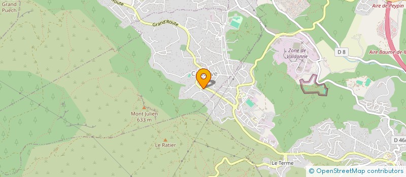 localisation de l'entreprise MONSIEUR LAURENT MANZANO  CADOLIVE