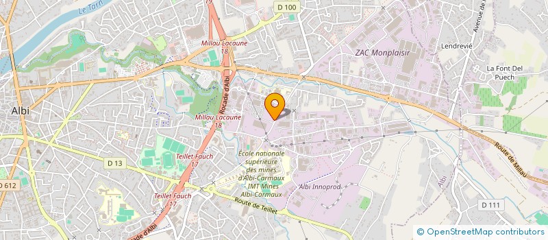 localisation de l'entreprise MONSIEUR LAURENT MARACHE à ALBI