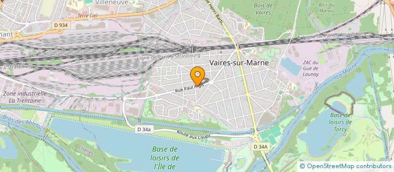 localisation de l'entreprise MONSIEUR LAURENT MARAIS  VAIRES-SUR-MARNE