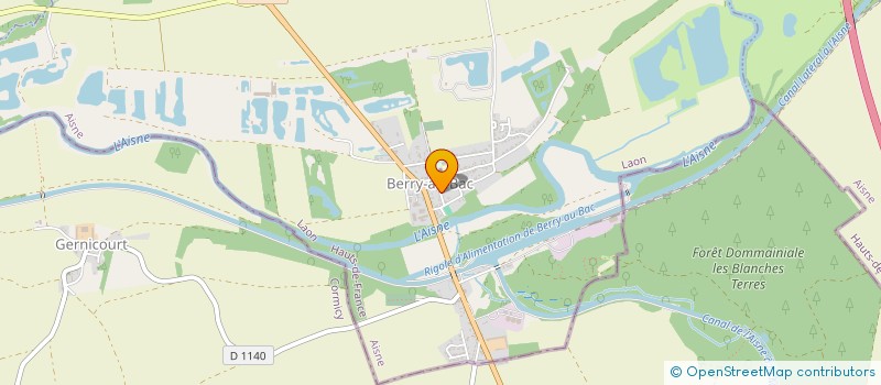 localisation de l'entreprise MONSIEUR LAURENT MARCAILLE à BERRY-AU-BAC