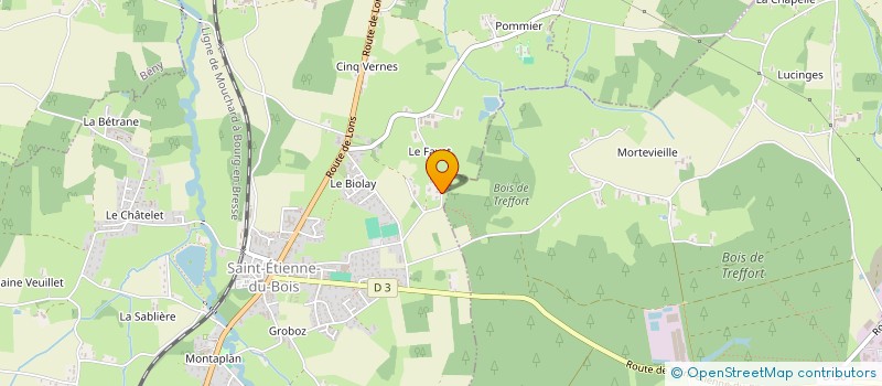 localisation de l'entreprise MONSIEUR LAURENT MARCAL  SAINT-ETIENNE-DU-BOIS