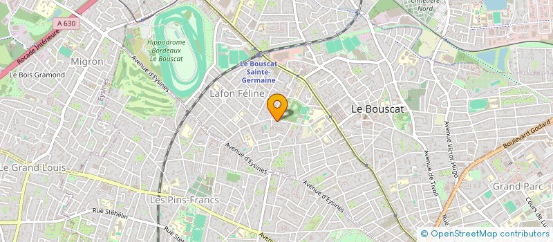 localisation de l'entreprise MONSIEUR LAURENT MARCHAL  LE BOUSCAT