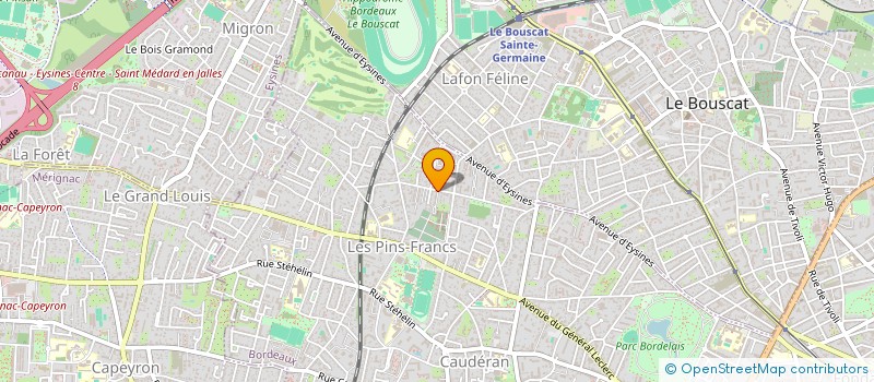 localisation de l'entreprise MONSIEUR LAURENT MARCHET  BORDEAUX